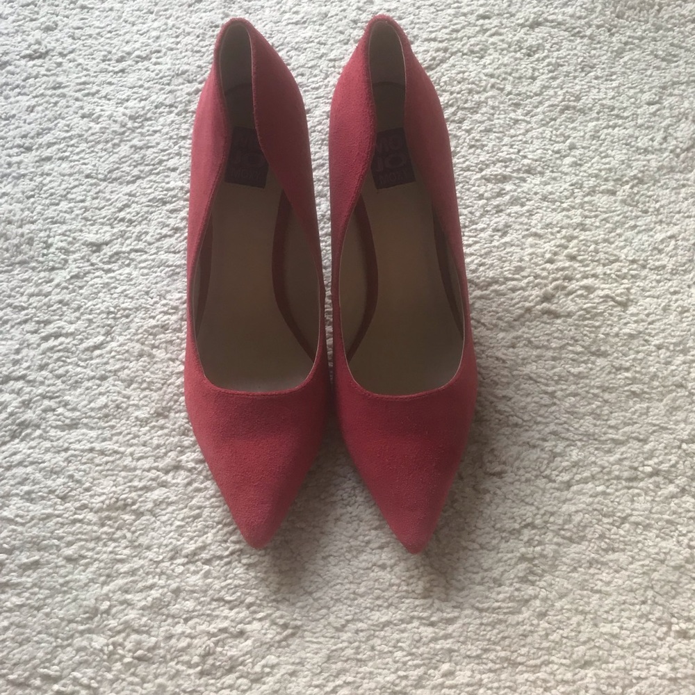 MOJO MOXY suede heels